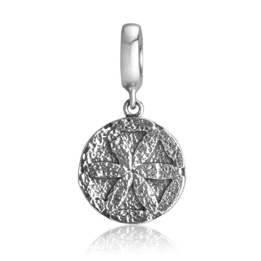 Andante-Stones 925 Sterling Silber Bär Charm - Murano Glas Perle Für Bettelarmbänder