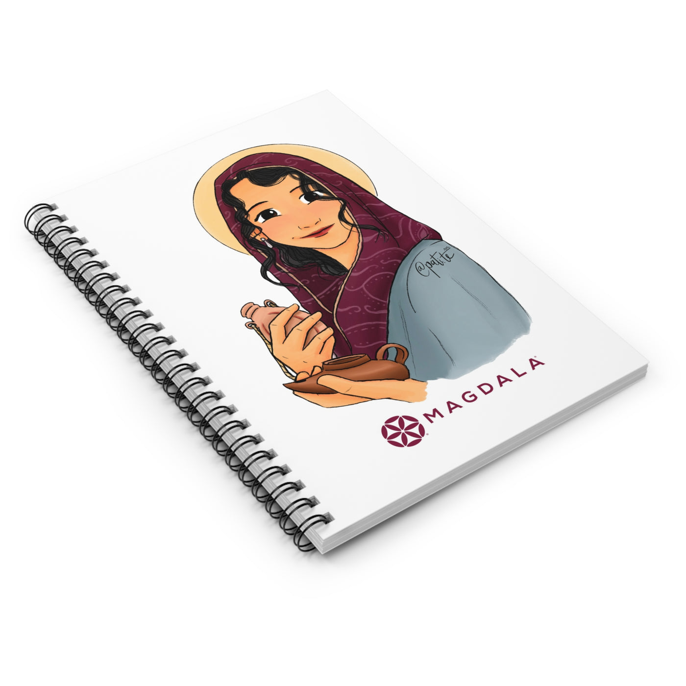 Mary Magdalene by Pati.Te – Spiral Notebook - Ruled Line