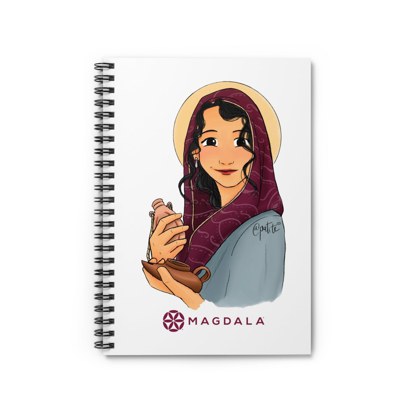 Mary Magdalene by Pati.Te – Spiral Notebook - Ruled Line