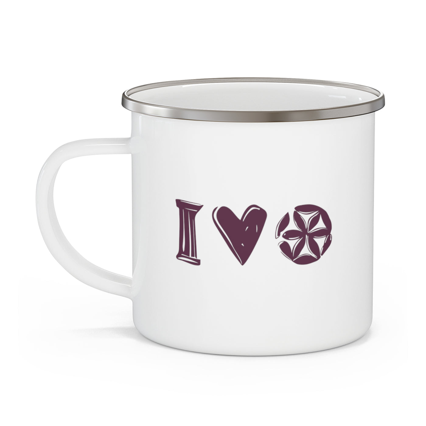 I Love Magdala – Enamel Camping Mug