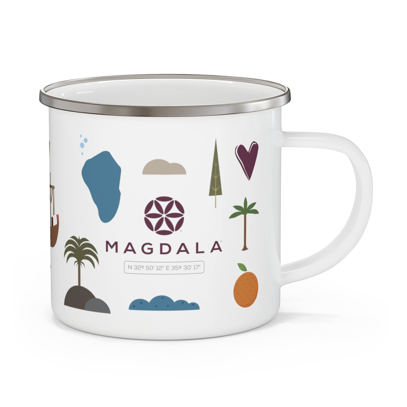 Galilee – Enamel Camping Mug