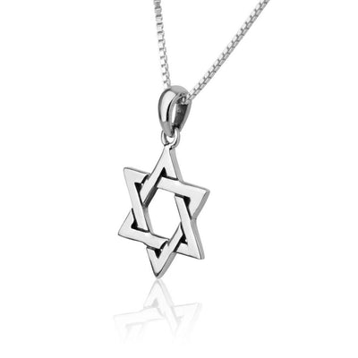 Pendant - Star of David Woven Sterling Silver