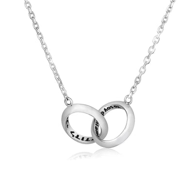 Marriage Symbol Necklace Sterling Silver