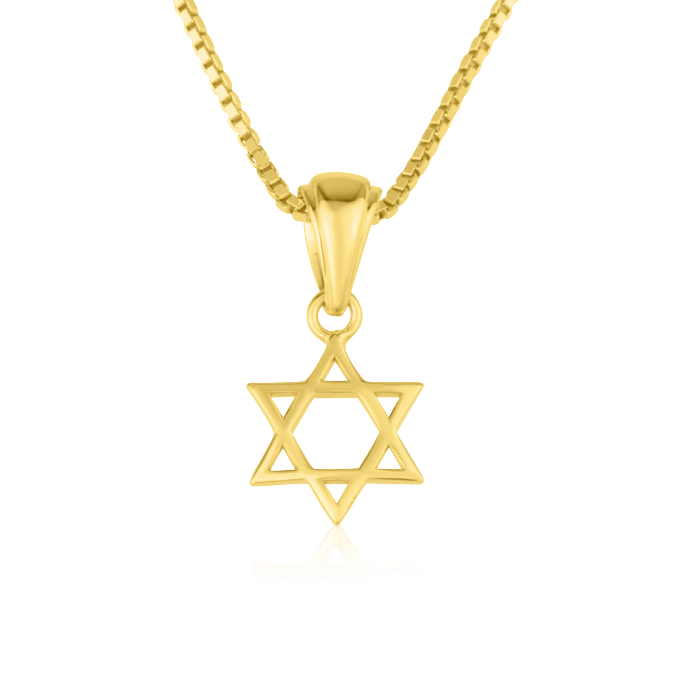 Pendant - 14k Gold Star of David