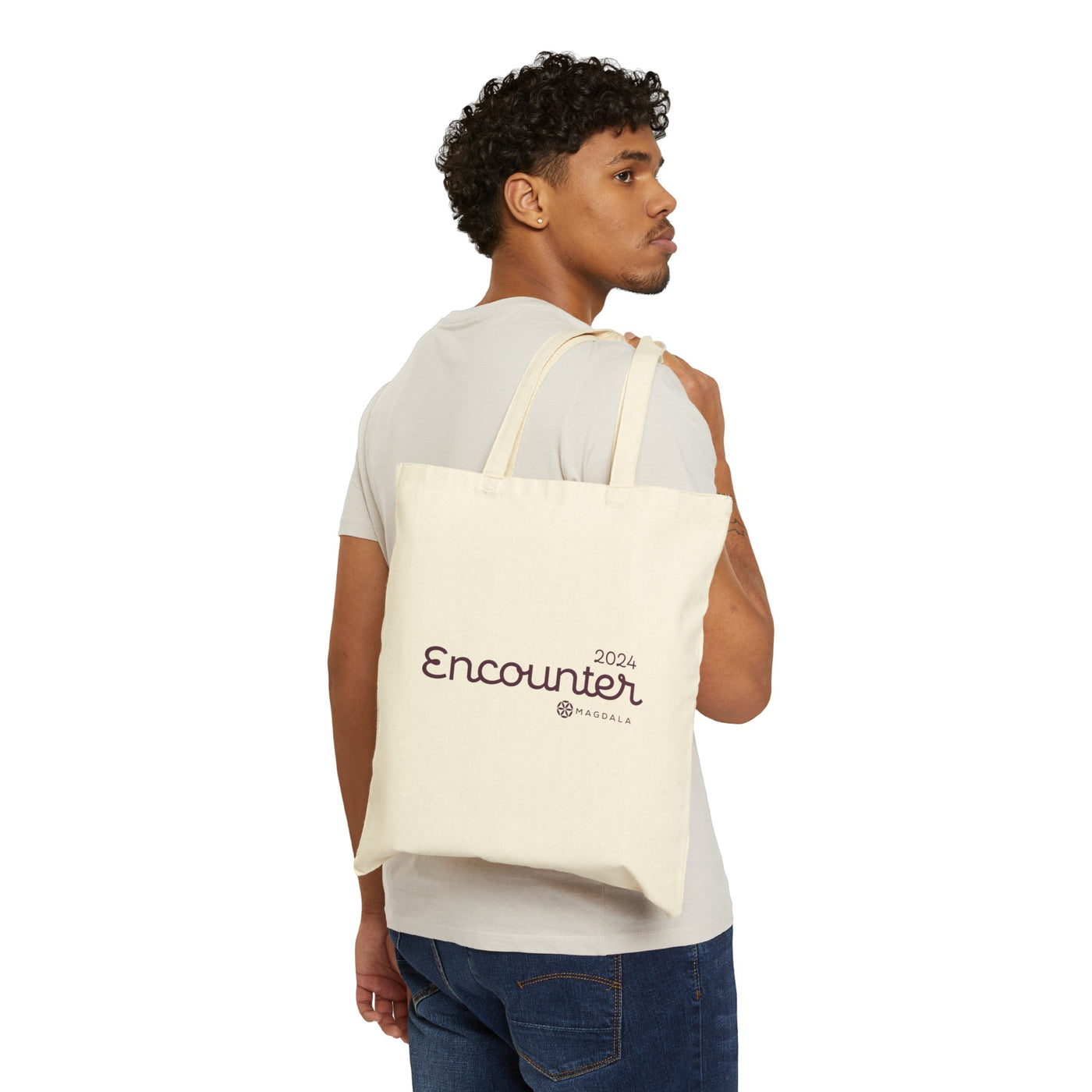 Encounter Pati Te Cotton Canvas Tote Bag