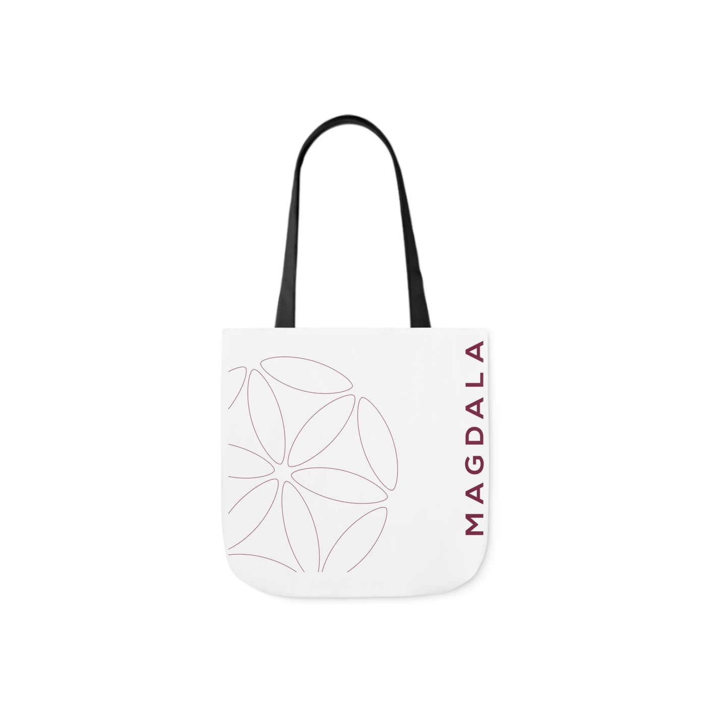 Tote Bag - Canvas Magdala Design - Colored Strap