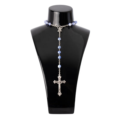 Rosary Pale Blue Beads