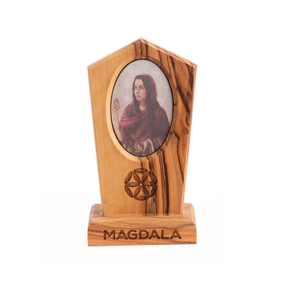 Placa de madera de olivo María Magdalena