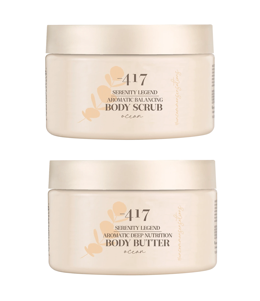 -417 Serenity Legend Body Scrub & Butter Duo – Ocean - Set of 2