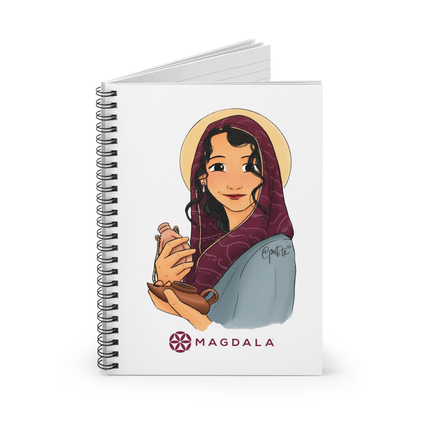 Mary Magdalene by Pati.Te – Spiral Notebook - Ruled Line