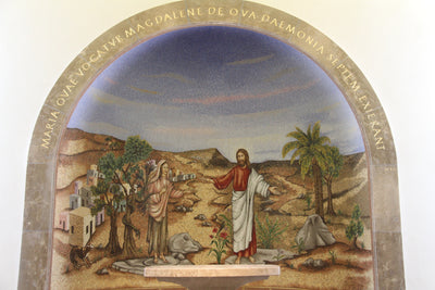 mary magdalena chapel replica canvas luke 8: 1-2