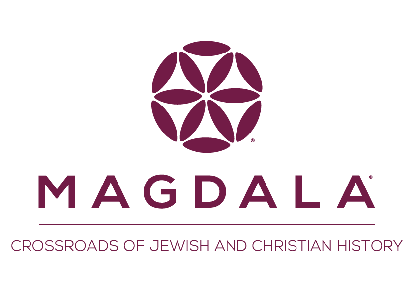 official logo of magdala hometown of mary magdalene and crossroads of jewish and christian history