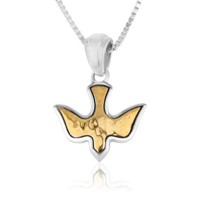 Pendant - Gold Plated on Sterling Silver - "Holy Spirit"