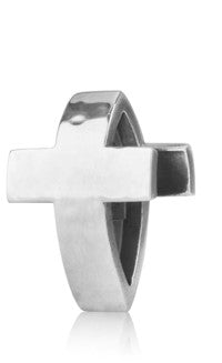 Handmade Sterling Silver Cross - Charm/Pendant