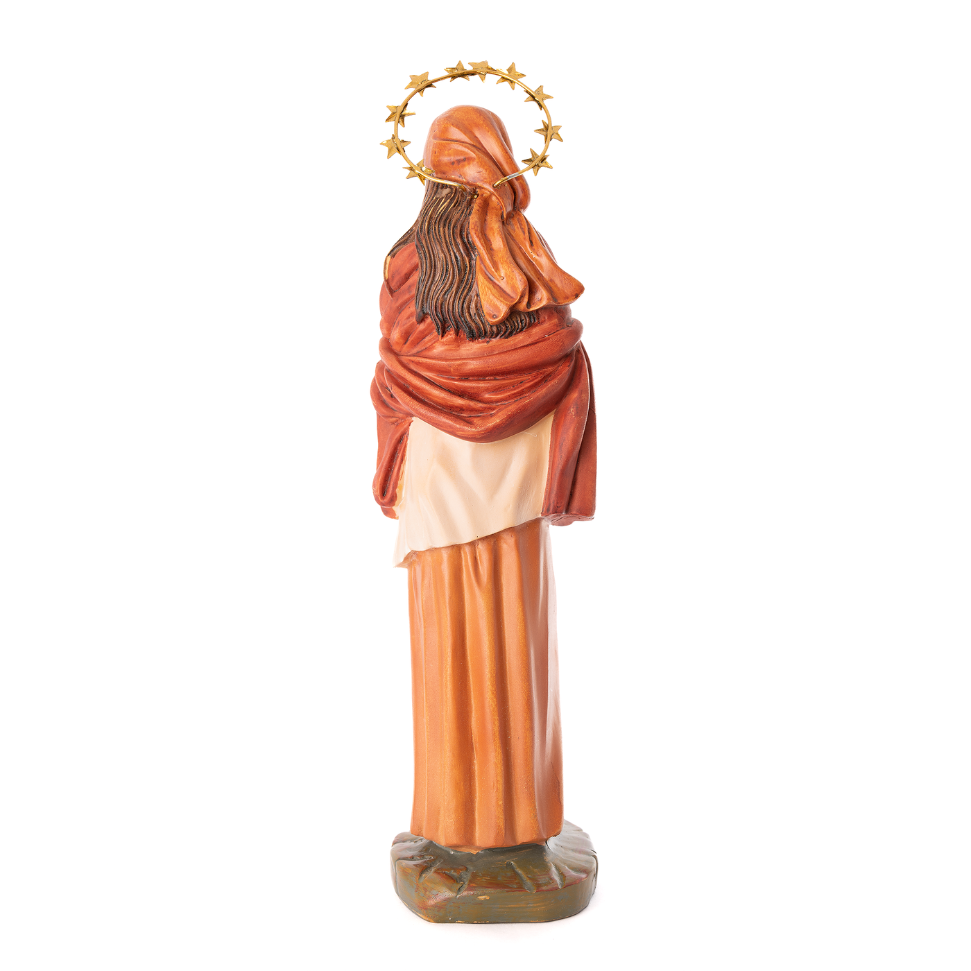 Estatuilla de la Virgen María embarazada - color