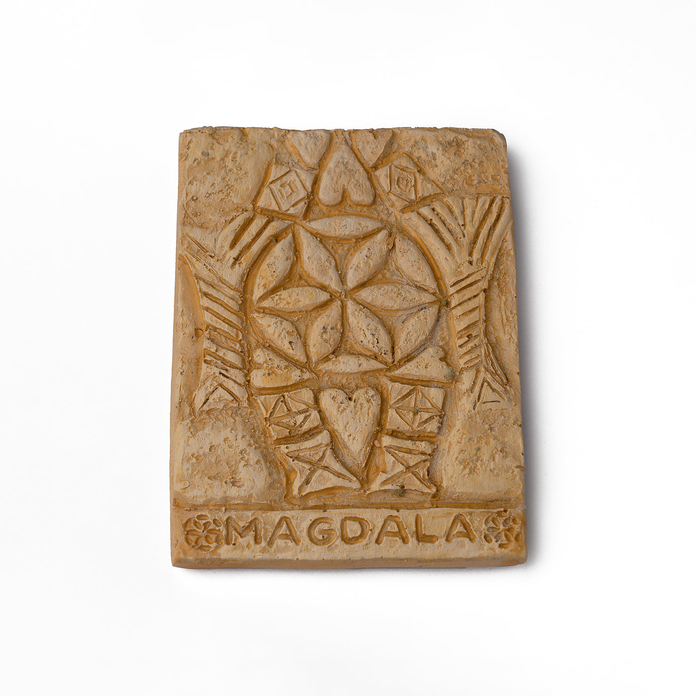 MAGDALA STONE MAGNET - The 2nd Temple Holy of Holies Rossette
